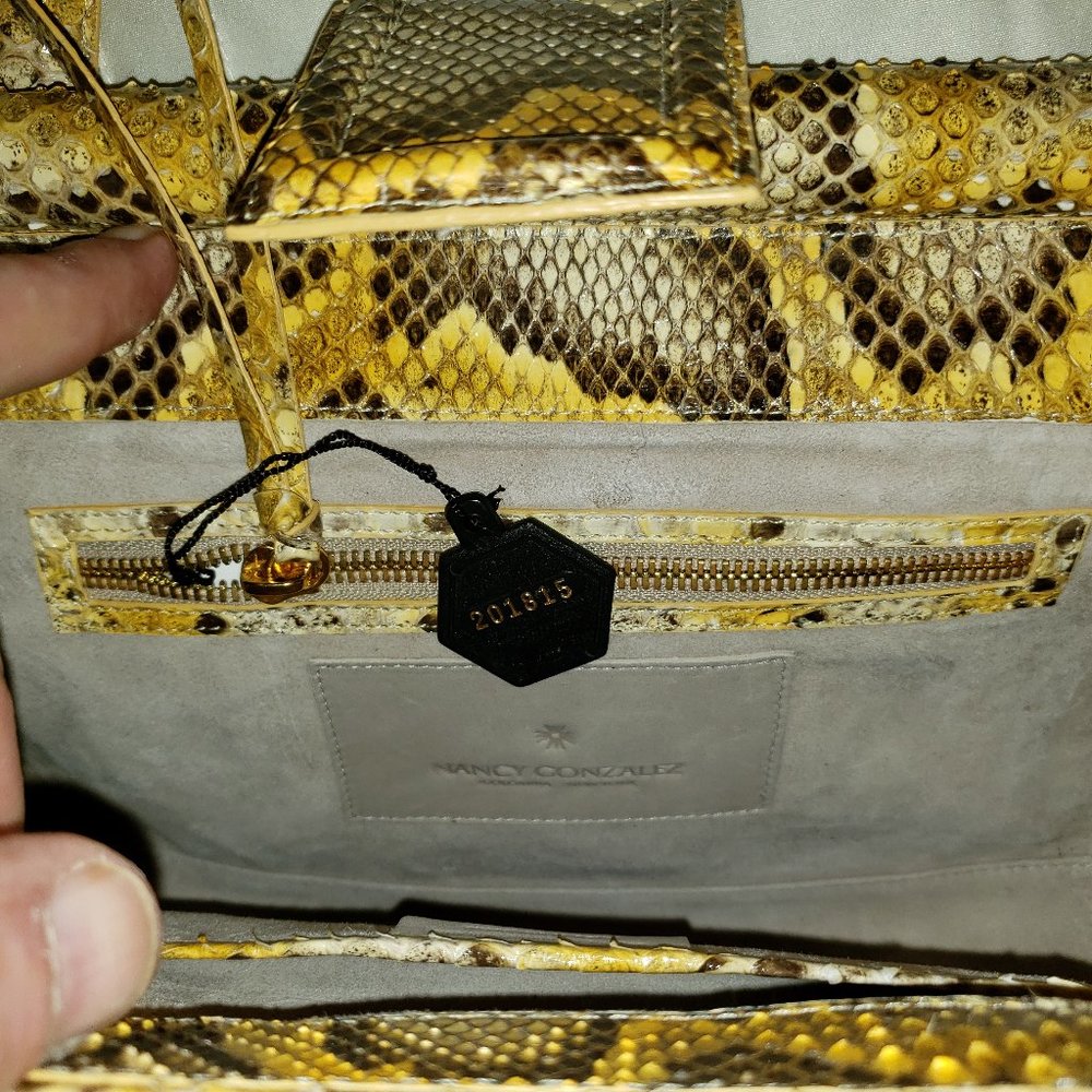 Nancy Gonzalez Python Handbag In Bag - image 4